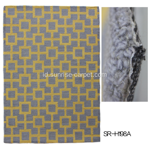 Hand Hooked Dengan Desain Fashion Karpet